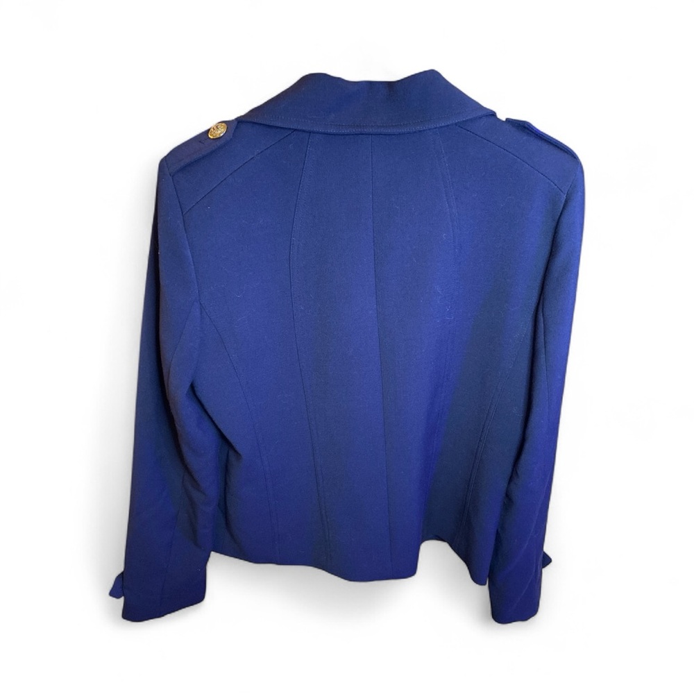 Tahari Arthur S. Levine Navy Double Breasted Blazer Women’s Size 6 - Picture 6 of 7